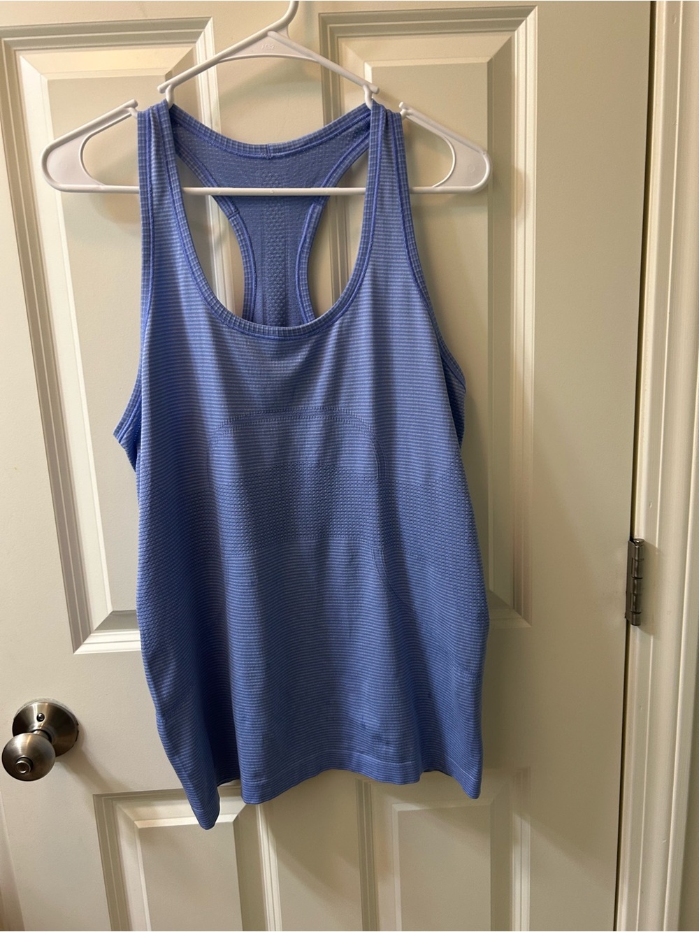 lululemon athletica Periwinkle Ribbed Racerback Tank